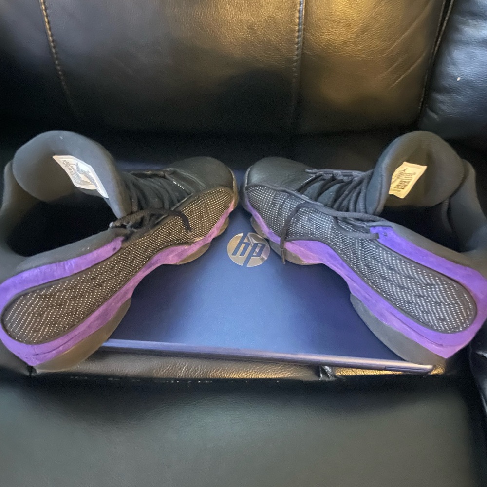 Air Jordans 13 Retro black/court purple